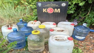 Hatayda 1 ton 672 kilogram kaçak içki ele geçirildi