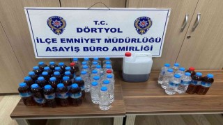 Hatayda 27 litre sahte içki ele geçirildi
