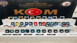 Hatayda 75 kaçak telefon ele geçirildi
