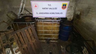 Hatayda 8 bin 500 litre kaçak akaryakıt ele geçirildi