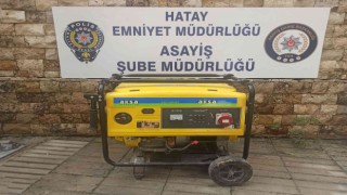 Hatayda iş yerinden jeneratör ve tahıl çalan şüpheliler tutuklandı