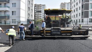Havaların soğumasıyla Bağlar ilçesinde asfalt çalışmaları tamamlandı