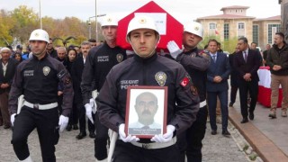 Hayatını kaybeden polis memuru için tören düzenlendi