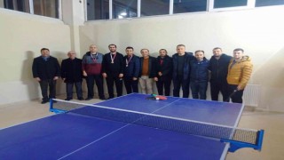 Hisarcıkta öğretmenler arası masa tenisi turnuvası sona erdi
