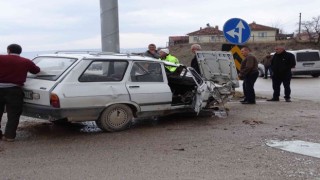 Hisarcıkta trafik kazası: 3 yaralı