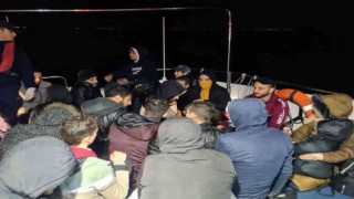 İki olayda 60 düzensiz göçmen kurtarıldı