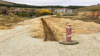 İnhisarda doğalgaz çalışmalarına başlandı