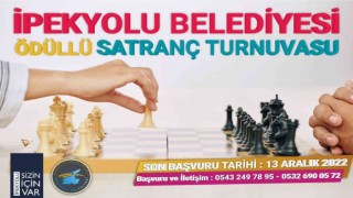 İpekyolu Belediyesinden ödüllü satranç turnuvası