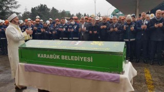 İş kazasında ölen işçi için KARDEMİRde tören düzenlendi