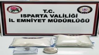 Ispartada 1 kilogram uyarıcı nitelikli madde ele geçirildi