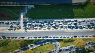 İstanbul trafiğinde seçim yoğunluğu