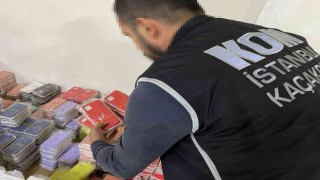 İstanbulda kaçak emtia operasyonu