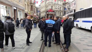 İstiklal Caddesinde alınan tedbir kararının ardından denetim