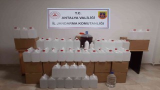 Jandarmadan kaçak ve sahte alkol operasyonu