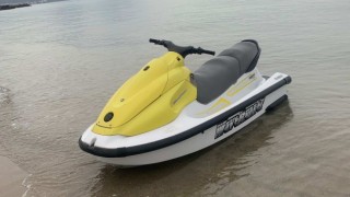 Jet ski ile göçmen kaçakçılığı jandarmaya takıldı