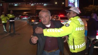Kadıköyde alkollü sürücünün arkadaşı: Hangi alkol ne alkolü diyerek tepki gösterdi
