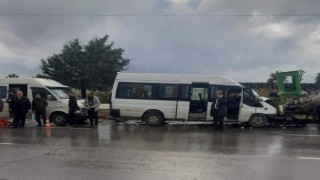 Kahramanmaraşta trafik kazası: 11 yaralı