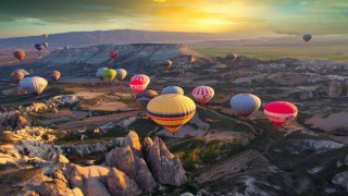 Kapadokyada balon uçuş rekoru kırıldı