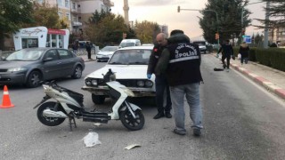 Karamanda otomobilin çarptığı bisiklet sürücüsü ağır yaralandı