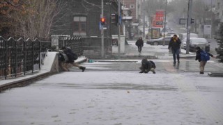 Karsa mevsimin ilk karı yağdı