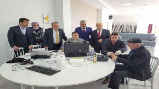 Kaymakam Öztürk, nüfus hizmetlerini yerinde inceledi