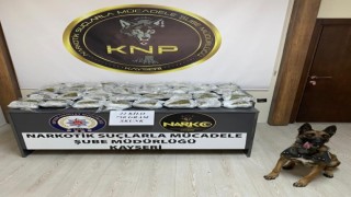Kayseride şüphe üzerine durdurulan araçtan 22 kilo uyuşturucu çıktı
