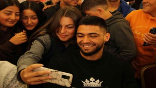 Kayserisporlu oyuncular, Tomarzada öğrencilerle buluştu