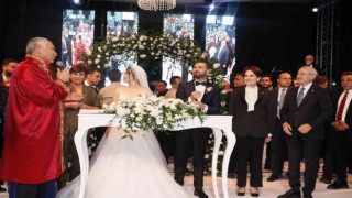 Kemal Kılıçdaroğlu ve Meral Akşener nikah şahidi oldu
