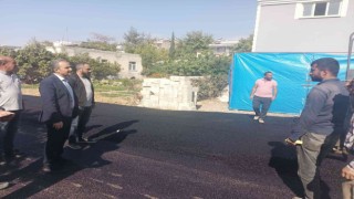 Kılınç asfalt çalışmalarını inceledi