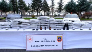 Kırklareli tarihinin en büyük uyuşturucu operasyonu: 86 kilogram skunk ele geçirildi