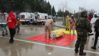 Kırklarelide gerçeği aratmayan KBRN tatbikatı