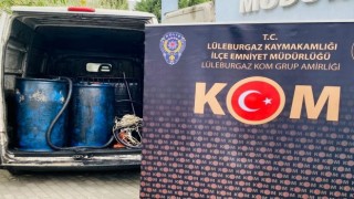 Kırklarelinde akaryakıt kaçakçılığı yaptığı iddia edilen 2 şüpheli yakalandı