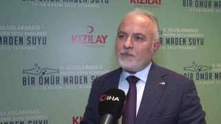 Kızılay Genel Başkanı Dr. Kerem Kınık, “Avrupada mineralli su kişi başı 150 litre tüketilirken, ülkemizde 10-15 litre kadar tüketim olduğunu gözlemliyoruz”