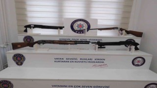 Kocaelinde 32 adet silah ele geçirildi