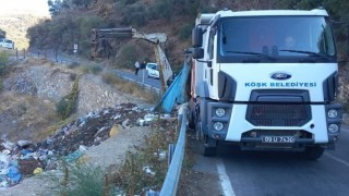 Koçak Kanyonu, Köşk Belediyesi ekipleri tarafından temizlendi