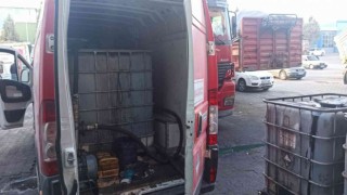 Konyada kaçak akaryakıt satışı yapan iş yerine operasyon