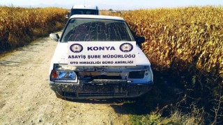 Konyada park halindeki aracı çalan kişi yakalandı