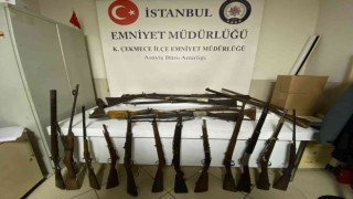 Küçükçekmecede yasa dışı silah imalathanesine operasyon
