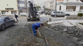 Kuşadasında üst ve alt yapı çalışmaları sürüyor