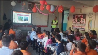 Kuyucakta 78 öğrenci “trafik dedektifi” oldu