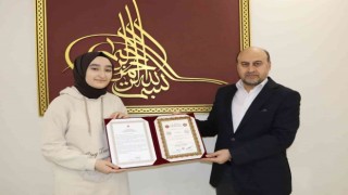 LGS şampiyonuna hafızlık belgesi