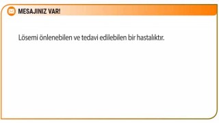 Lösemi farkındalığı için turuncu fatura