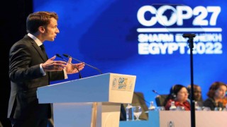 Macron, dünya liderlerini çevre ve savaş gibi konularda bölünmekten kaçınmaya çağırdı