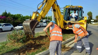 Manavgat Belediyesinden Kızılağaça modern sulama sistemi