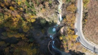 Mavi Gölün de içerisinde yer aldığı Kuzalan Tabiat Parkında sonbahar