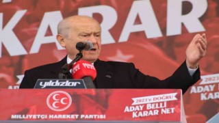 MHP Genel Başkanı Bahçeli: “Cumhurbaşkanı adayımız Recep Tayyip Erdoğandır”