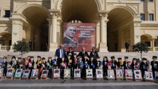 Minik yüreklerin Atatürk sevgisi boya fırçalarına yansıdı