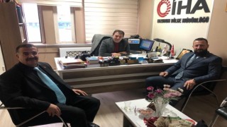 MKYK Üyesi Çat ve İl Başkanı Bozandan İHAya ziyaret