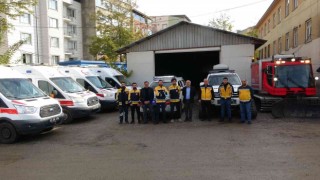 Muş 112 sağlık ekipleri çetin kış mevsimine hazır