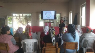 Nazillili kadınlar kansere karşı bilgilendiriliyor